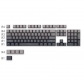 Dust Full PBT Gradient Grey Dip-dye Keycaps Set Doubleshot Backlit OEM Profile for Cherry MX Mechanical Keyboard